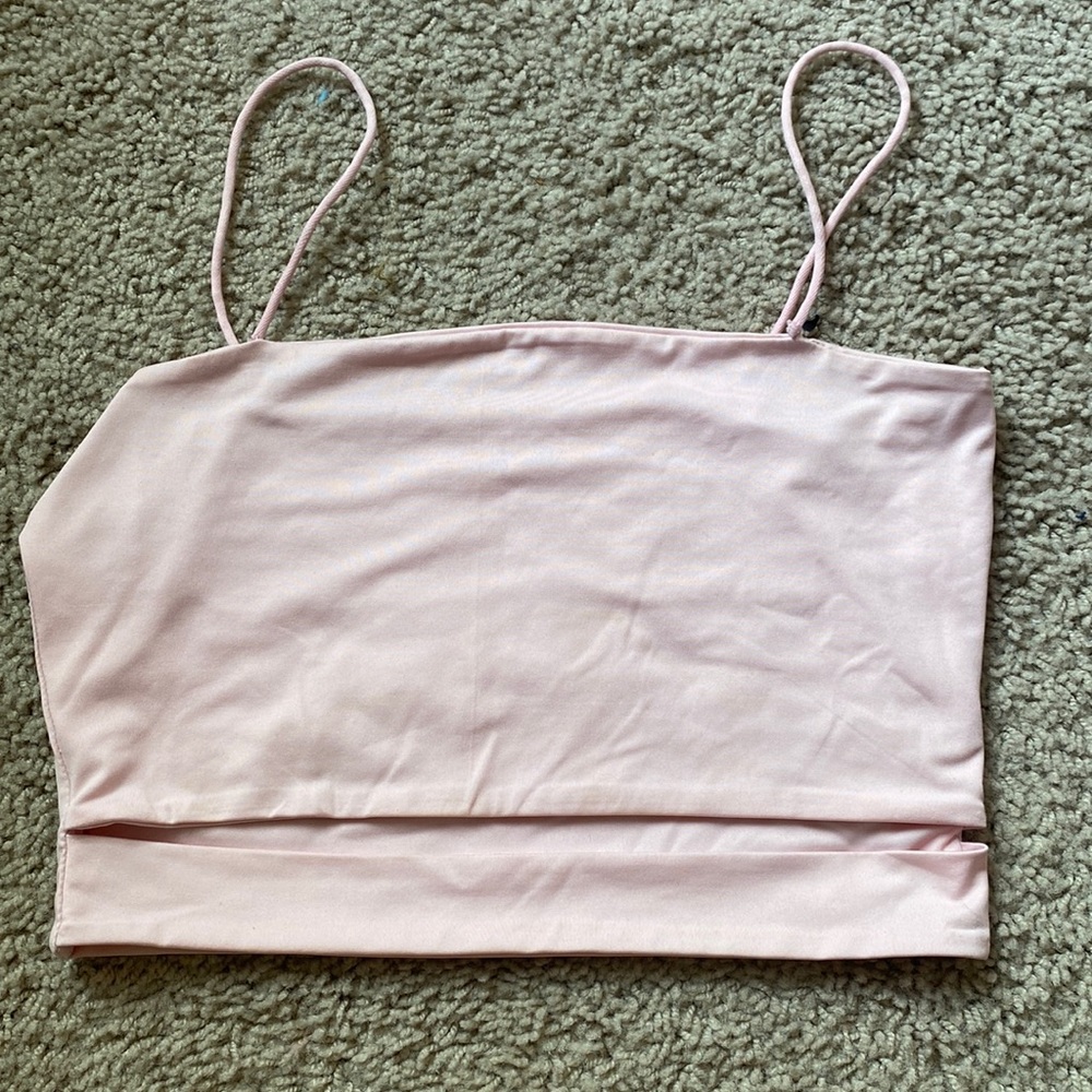 CROP TANK W SLIT